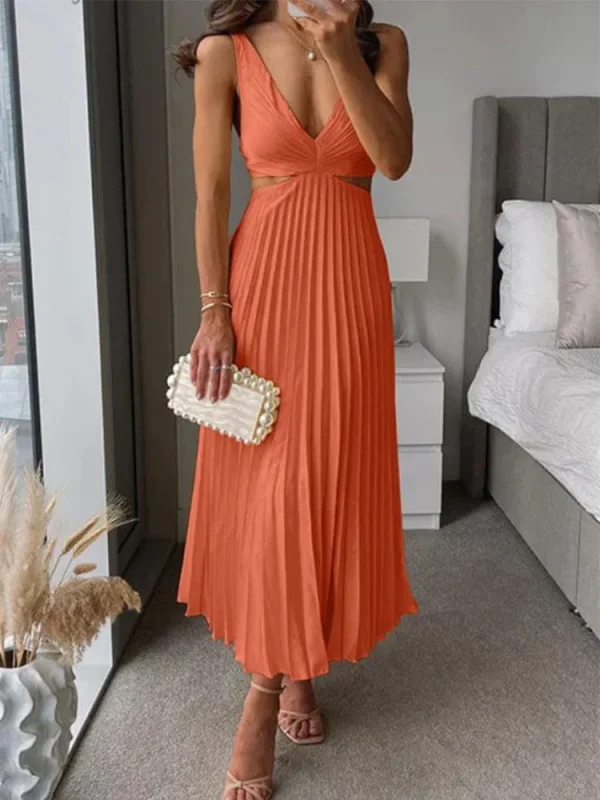 robe athéna rouge pastèque élégante
