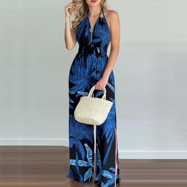 combinaison Palmier Bleu